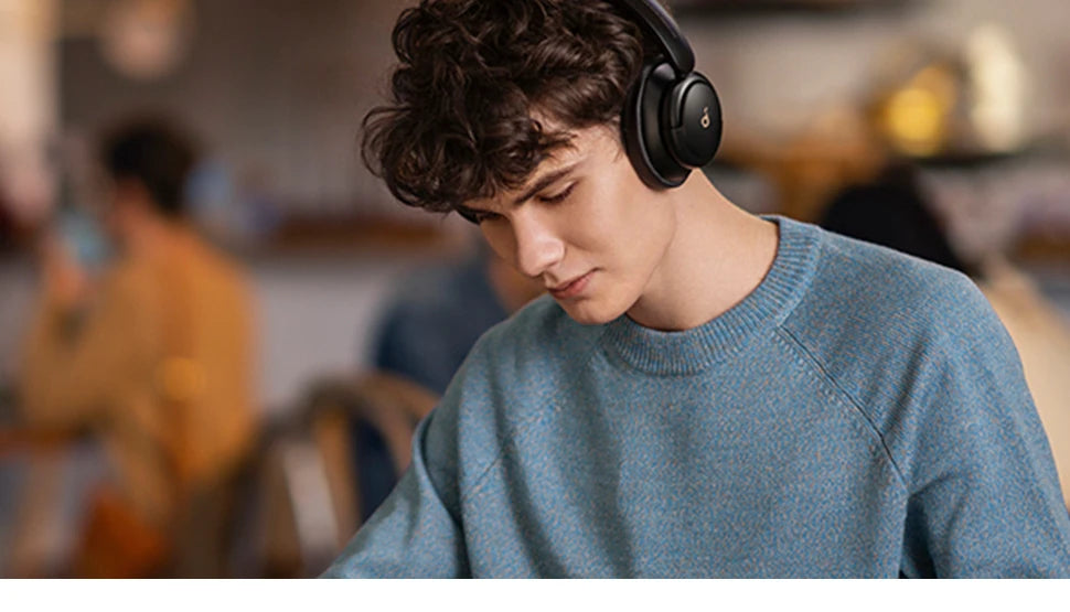 Soundcore by Anker Life Q30 Hybrid Active Noise Cancelling Headphones Wireless Bluetooth Headphones Over Ear Headset Earphone - Aurex