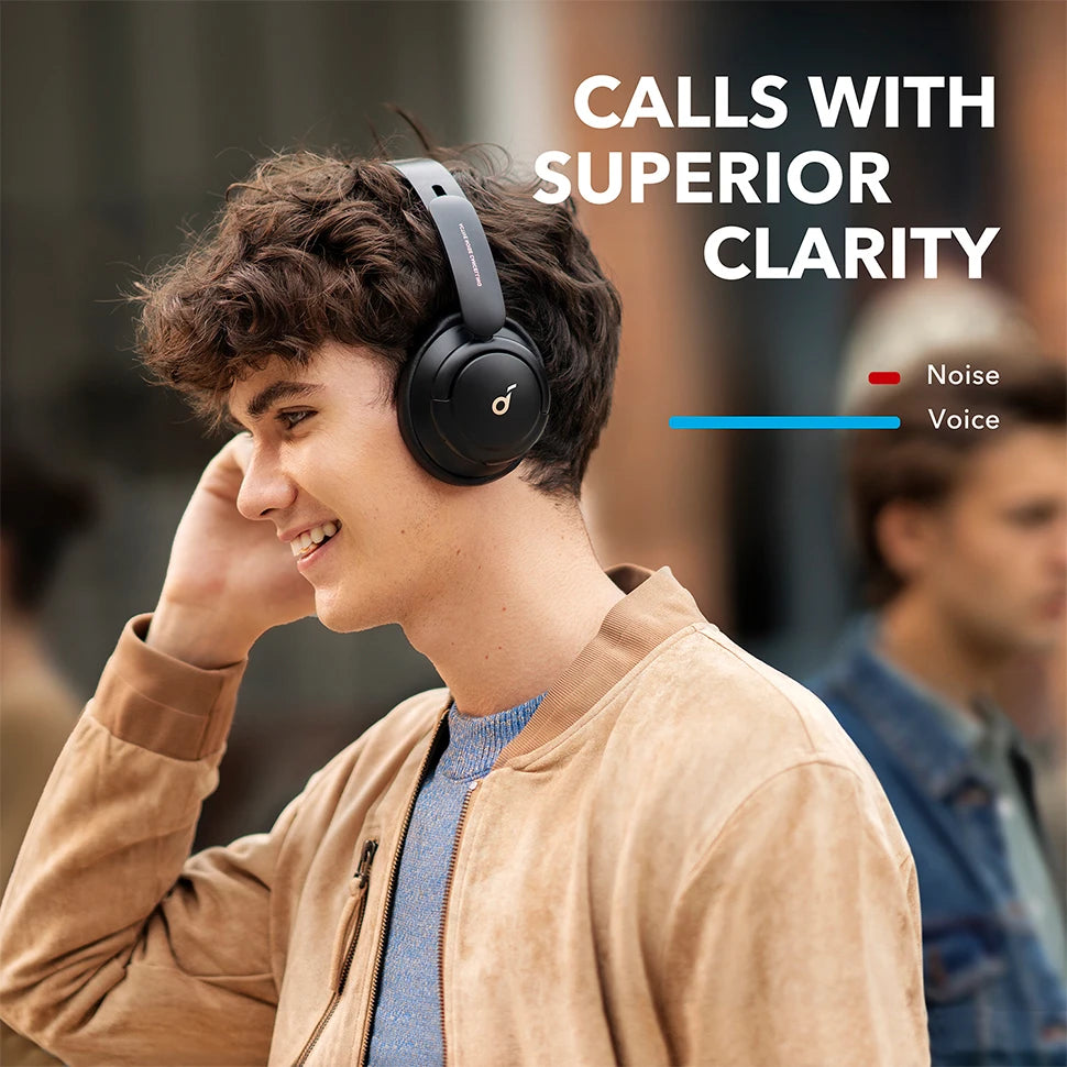 Soundcore by Anker Life Q30 Hybrid Active Noise Cancelling Headphones Wireless Bluetooth Headphones Over Ear Headset Earphone - Aurex