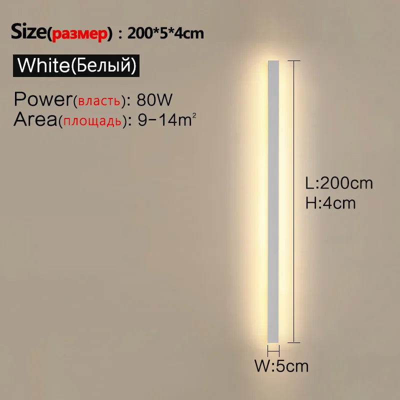 Waterproof Wall Light Outdoor Garden Wall lamps LED Lights Modern Nordic  Living Room TV Background IP65 110/220v Wall washer - Aurex