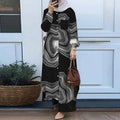 Eid Two-Piece Set – Women's Shirt with Pocket & Wide-Leg Pants | Modest Ramadan Outfit - Aurex