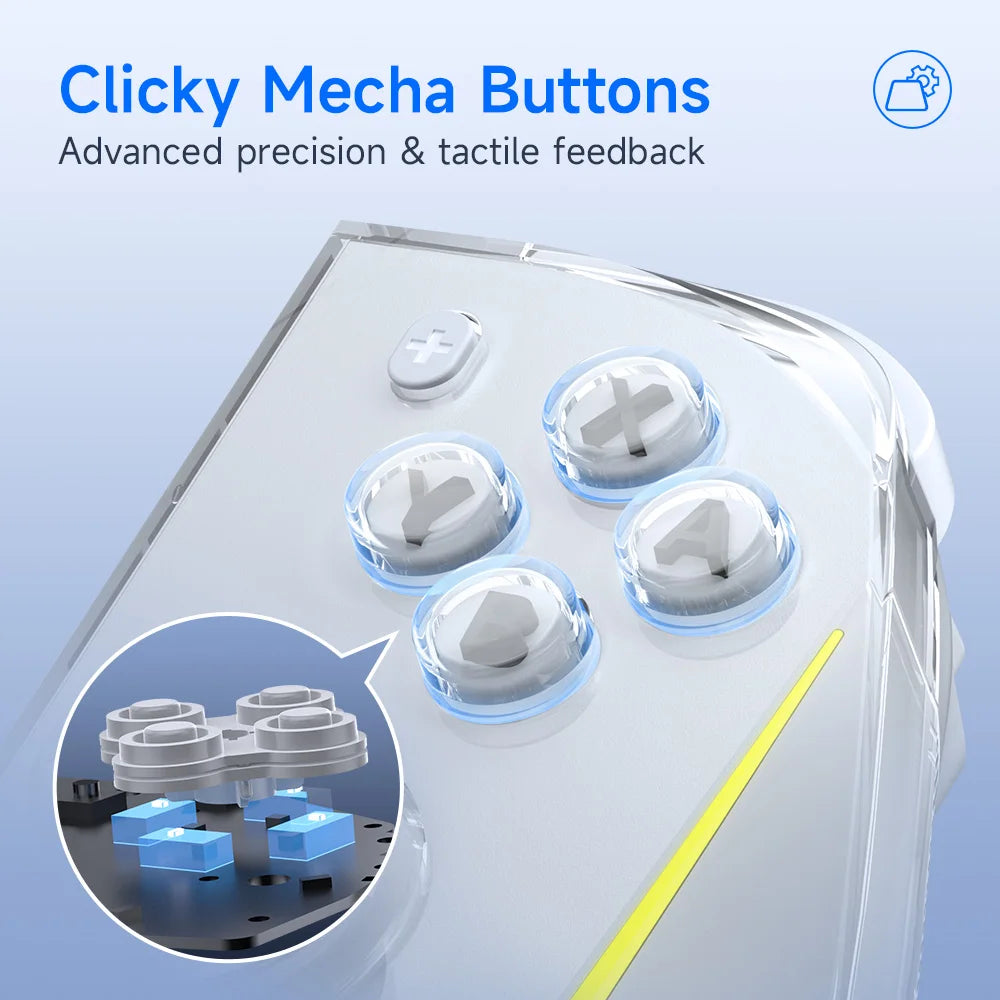 EasySMX S15 Wireless Switch Joypad Controller Compatible with Nintendo Switch/OLED, NFC RGB Hall Effect, 6 Axis Gyroscope