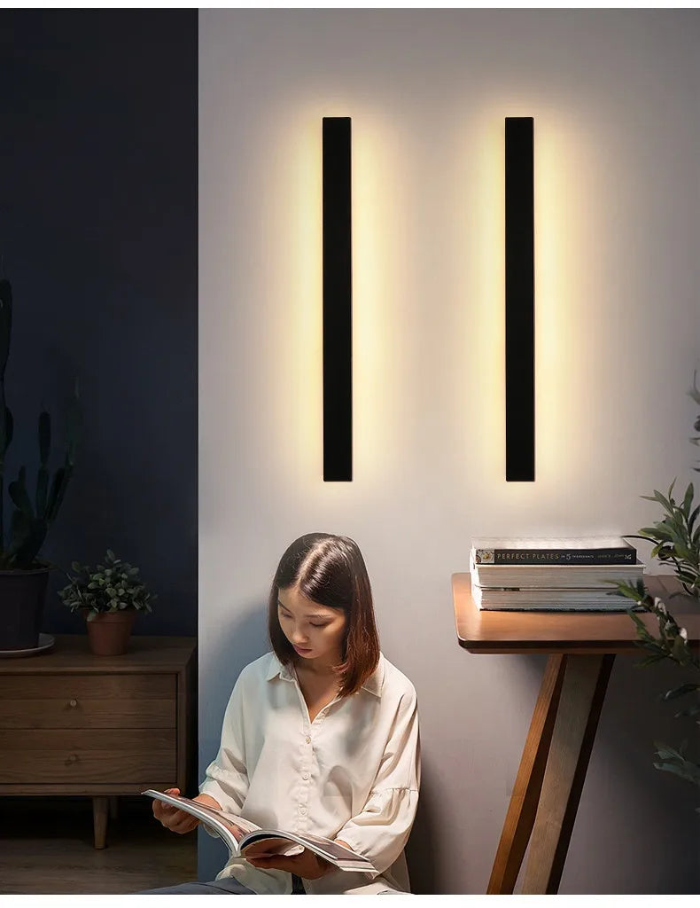 Waterproof Wall Light Outdoor Garden Wall lamps LED Lights Modern Nordic  Living Room TV Background IP65 110/220v Wall washer - Aurex