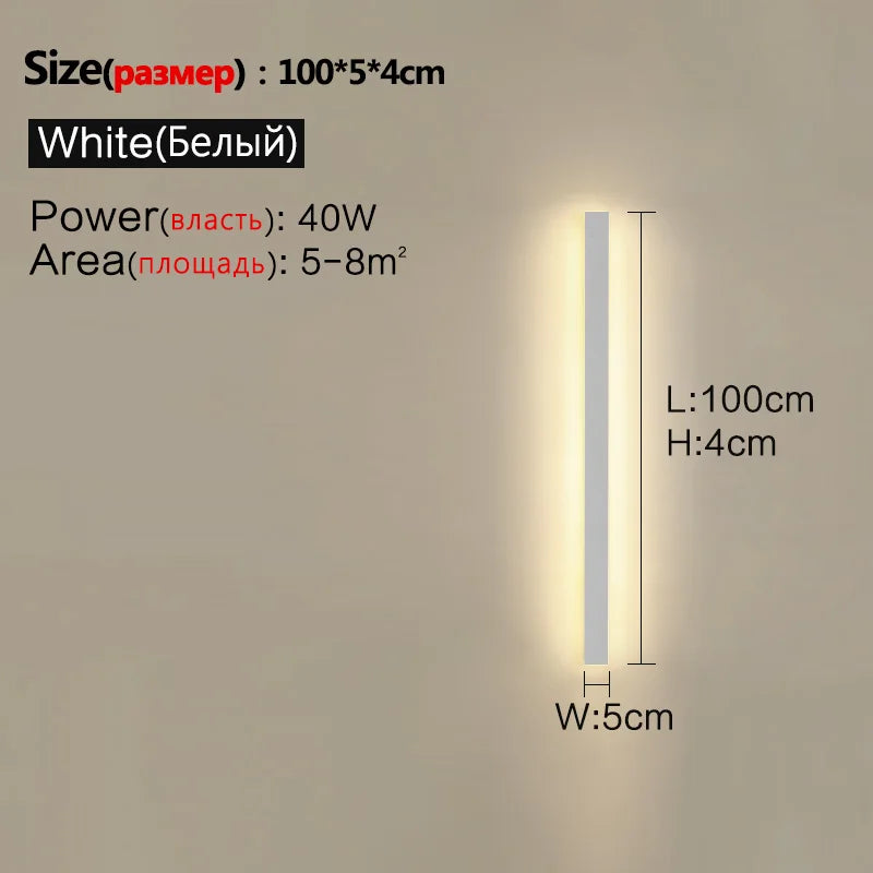 Waterproof Wall Light Outdoor Garden Wall lamps LED Lights Modern Nordic  Living Room TV Background IP65 110/220v Wall washer - Aurex