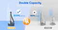 Water Dental Flosser Teeth Picks 4 Jets 3 Modes Portable Cordless D52 Water Flosser for Teeth Cleaner IPX7 Waterproof Oral Picks - Aurex