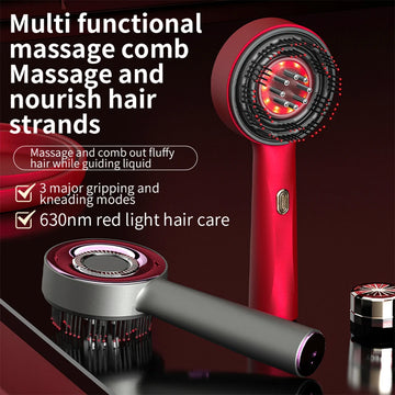 Electric Scalp Massage Comb 3 Modes Hair Care Comb Head Medicine Essence Oil Applicator Promote Hair Growth Massage