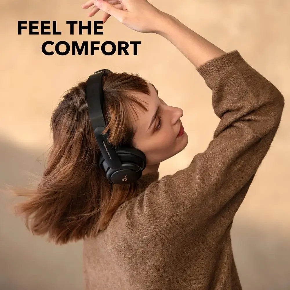 Soundcore by Anker Life Q30 Hybrid Active Noise Cancelling Headphones Wireless Bluetooth Headphones Over Ear Headset Earphone - Aurex