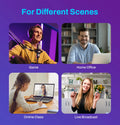 Webcam 2K Web Camera 1080P 60FPS Streaming Camera Autofocus EMEET C960 2K USB WebCam With Microphones for YouTube Desktop/Laptop - Aurex