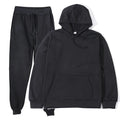Basic Men/Women 2Pcs/Sets Sweatshirt Hoodies Pants 2024 Male Gyms Fitness Tops Joggers Sportswear Tracksuits - Aurex