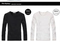 Thickened Fleece-Lined Warm Mens Winter Base Layer Tops Round Neck Sweatshirt T-Shirt Inner Winter Clothing For Youth - Aurex