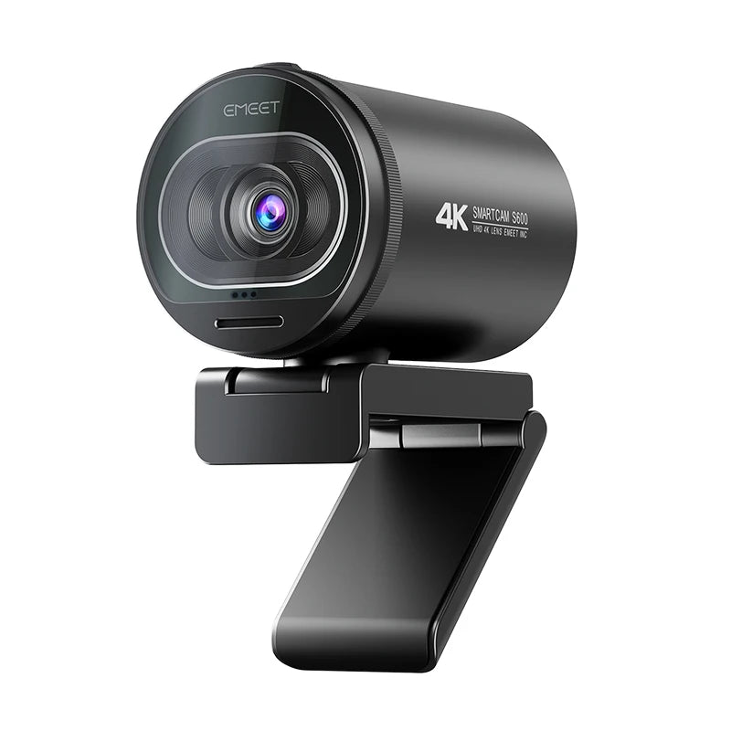 Webcam 4K Streaming Web Camera 1080P 60FPS USB Camera EMEET S600 Autofocus Living Stream Camera With Mics for Tiktok/YouTube - Aurex
