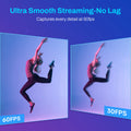 Webcam 4K Streaming Web Camera 1080P 60FPS USB Camera EMEET S600 Autofocus Living Stream Camera With Mics for Tiktok/YouTube - Aurex