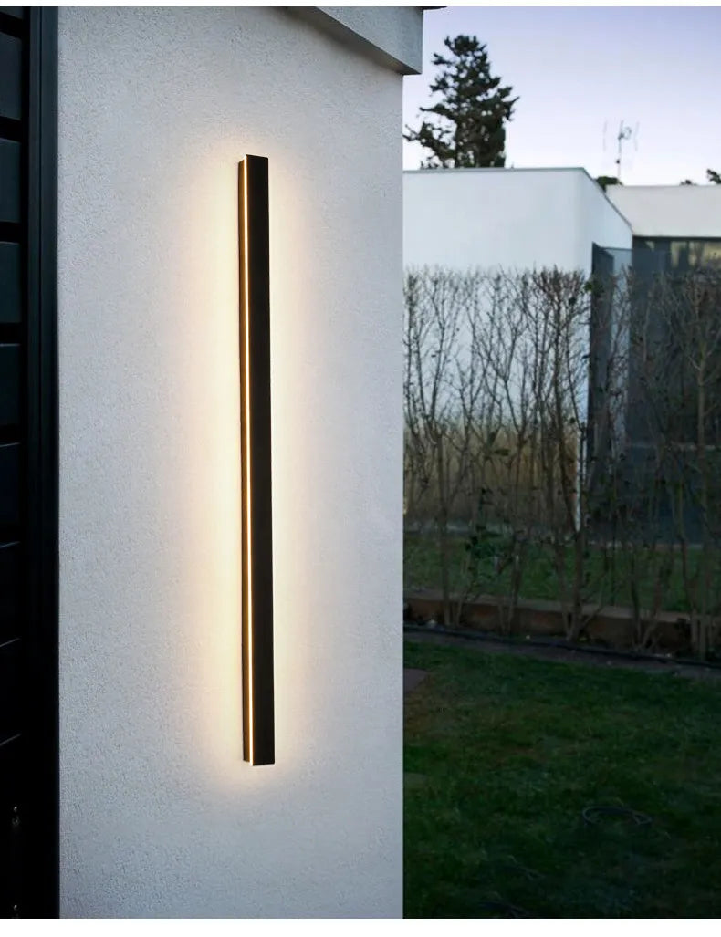 Waterproof Wall Light Outdoor Garden Wall lamps LED Lights Modern Nordic  Living Room TV Background IP65 110/220v Wall washer - Aurex