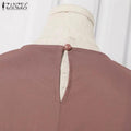 Muslim Women Matching Sets Long Sleeve Solid Color Tops And Loose Pant Suits Elegant Fashion Casual Tracksuit Kaftan - Aurex
