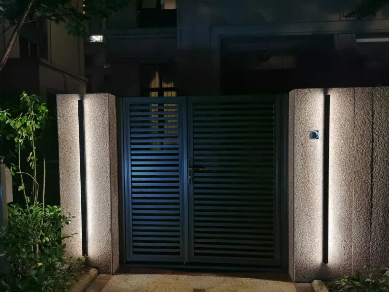 Waterproof Wall Light Outdoor Garden Wall lamps LED Lights Modern Nordic  Living Room TV Background IP65 110/220v Wall washer - Aurex